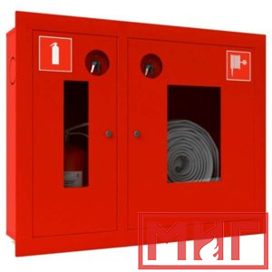 Фото 1 - Шкаф пожарный ШПКО-315 ВОК для пожарного крана и огнетушителя (Серия У).